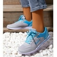 thumbnail image 1 of Womens Sneakers for Women's Fashion Casual Mesh Breathable Anti Slip Shoes (Sky Blue 10), 1 of 4