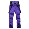 thumbnail image 1 of Women Snow Pants Ski Bibs Snowboarding Adjustable Straps Thermal Warm Waterproof Windproof Winter Overalls, 1 of 4