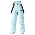 thumbnail image 1 of Womens Snow Bibs Baggy Ski Pants Waterproof Insulated Snowboard Overalls Winter Outdoor Snow Pants Baggy Snowboarding Bibs Women, 1 of 8
