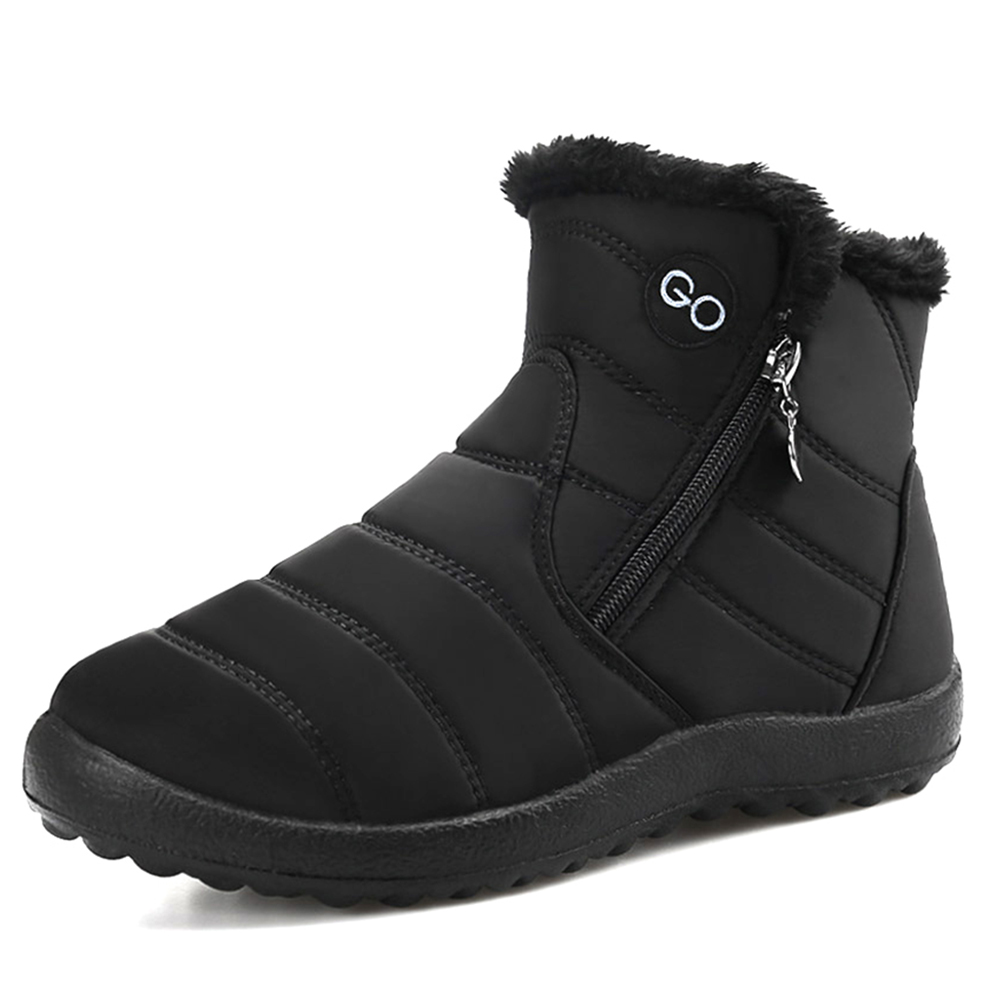 Womens Snow Boots Waterproof Ankle Boots Comfortable Keep Warm Winter Shoes for Women - image 1 of 8