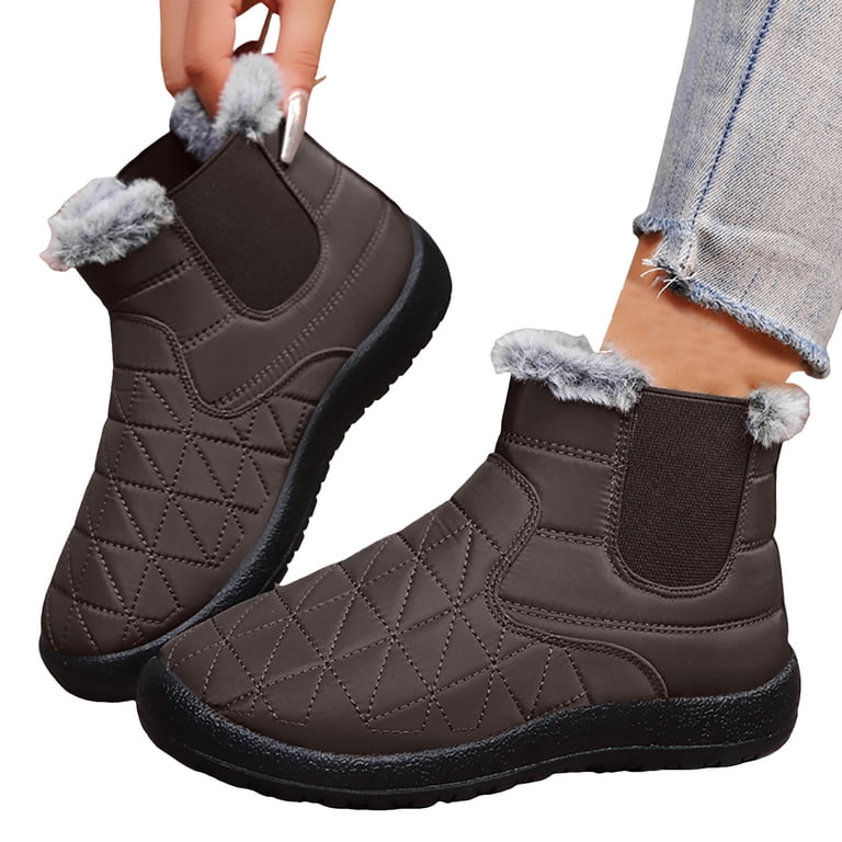 Womens Snow Boots Waterproof Arch Support Winter Ankle  display picture 1