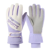 Womens Snow Gloves Insulated Winter Edition for Skiing and Cycling with Touchscreen Waterproof Non-Slip Gloves for Women