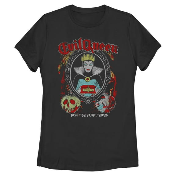 Womens Snow White and the Seven Dwarfs Evil Queen Frighten T Shirt