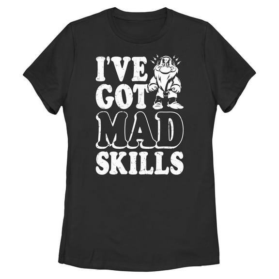 Womens Snow White and the Seven Dwarfs Grumpy Mad Skills T Shirt