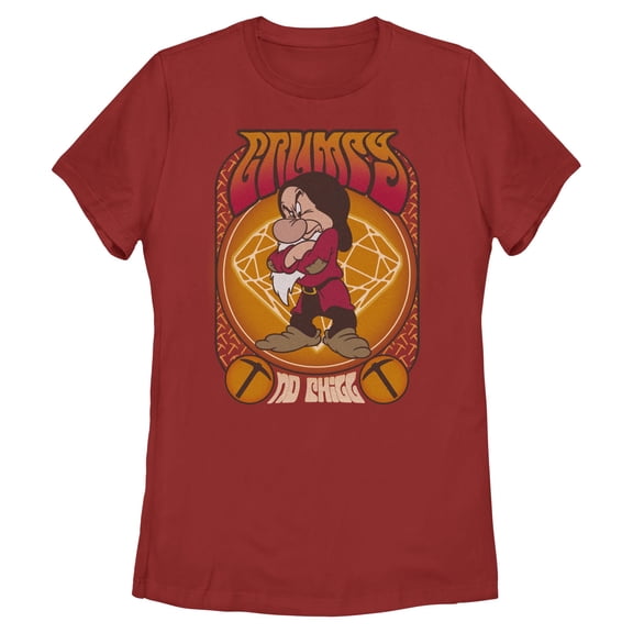 Womens Snow White and the Seven Dwarfs Grumpy No Chill T Shirt