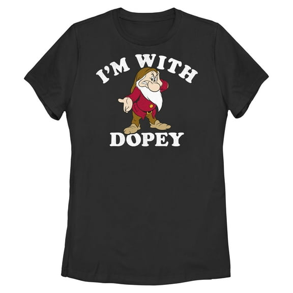 Womens Snow White and the Seven Dwarfs With Dopey T Shirt