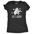 thumbnail image 1 of Womens so I Creep T Shirt Funny Halloween TLC Song Tee Womens Graphic Tees, 1 of 9