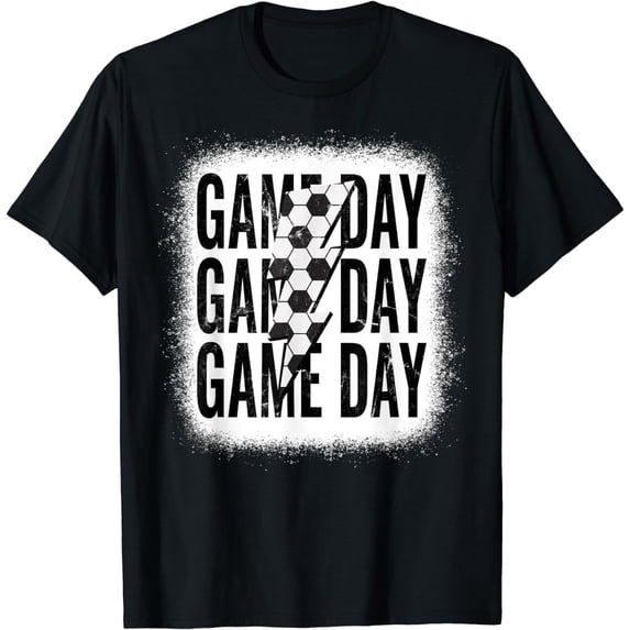 Womens Soccer Mom Leopard Game Day Mother's Day T-Shirt