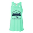 thumbnail image 1 of Womens Social Fish-tancing Flowy Racerback Tank Top T-Shirt, 1 of 1