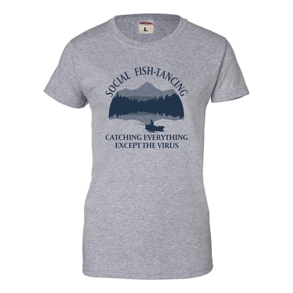 Womens Social Fish-tancing T-Shirt