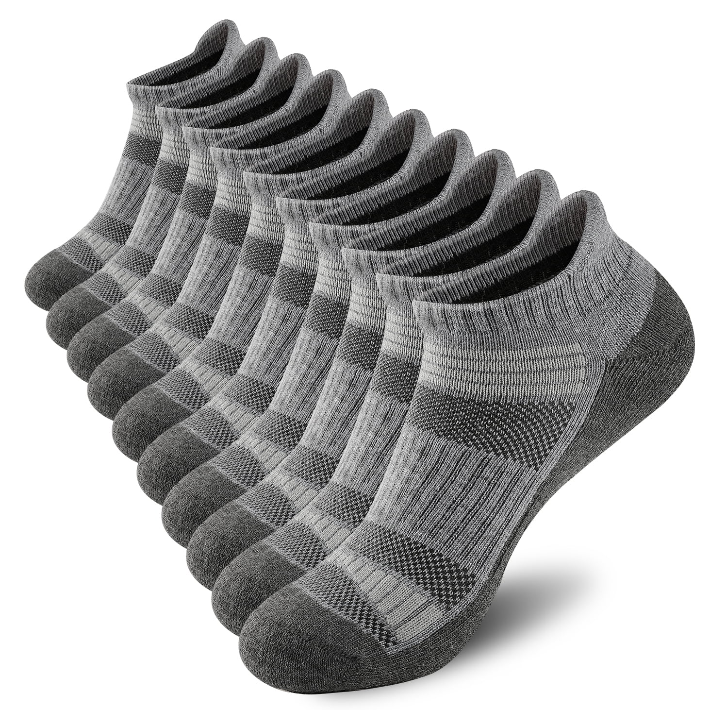 Womens Socks 10 Pairs EALLCO Socks Womens Cushioned Ankle Socks