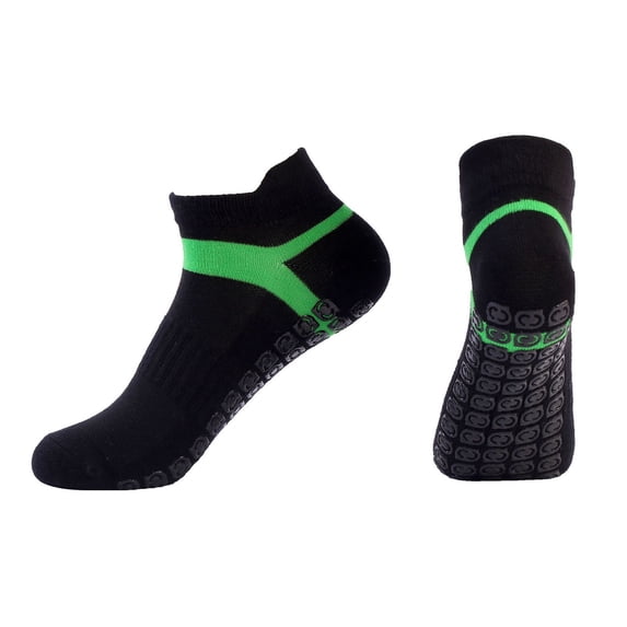 Womens Socks Ankle Comfortable Breathable Non Slip Short with Adhesive Dots