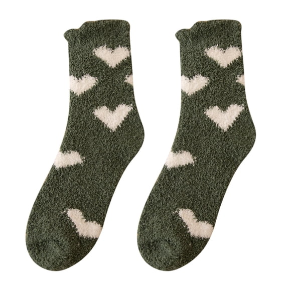 Womens Socks Coral Heart Print Colorful Lightweight Cotton Athletic Summer Winter Fall Mens Socks