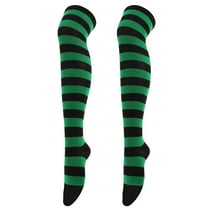 Womens Socks Halloween Striped Stockings Over The Knee Thigh Stockings Fall Winter Fun Socks