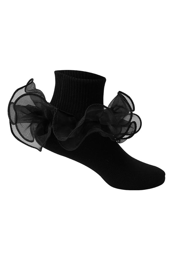 Womens Socks Lace Ruffle Cute Girls Dance Casual Ankle Socks