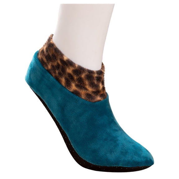 Womens Socks Maggie Stretch Indoor Cushioned Non Slip Grip Thermal Sock for