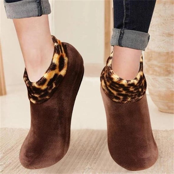 Womens Socks Maggie Stretch Indoor Cushioned Non Slip Grip Thermal Socks for Women