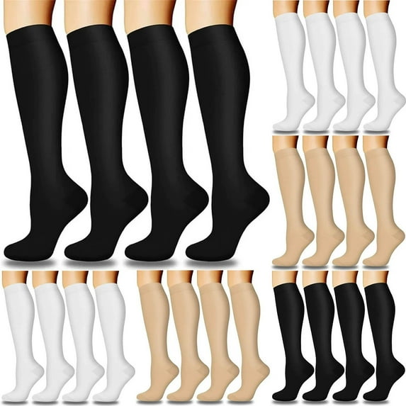 Womens Socks No Show Cycling 4 Pairs The Support for Running and Cycling Outdoor Warm Stockings