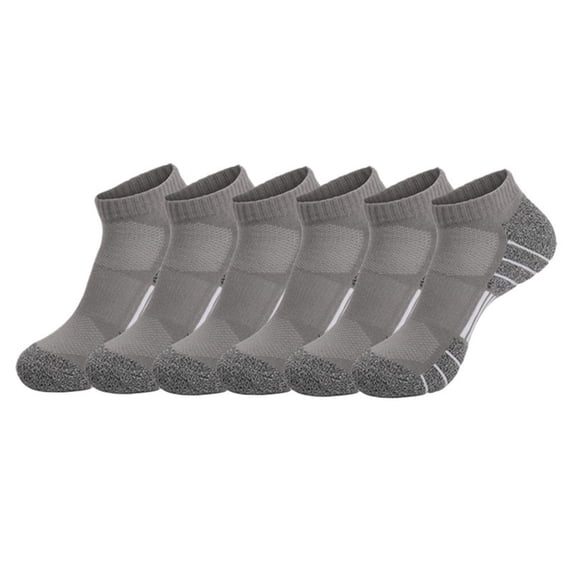 Womens Socks No Show Unisex Thickened Running Sweat-Absorbent Breathable Non-Slip Sports