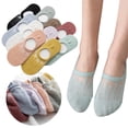 thumbnail image 1 of Womens Socks Summer Breathable No Show Socks Womens Cushioned Low Cut Ankle Invisible Casual Socks Shallow Mouth Socks Red One Size, 1 of 6