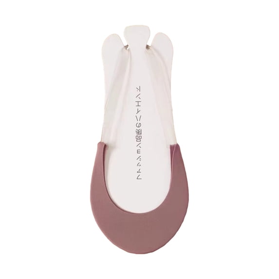 Womens Socks Toe Topper Liner Socks Thin Cotton Nylon Summer Socks for High Heels Compression Socks for Women Purple A