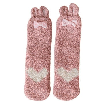 Womens Socks Winter Fall and Winter Mid Tube Doll Thickened Warm Mid Stockings Socks for Women
