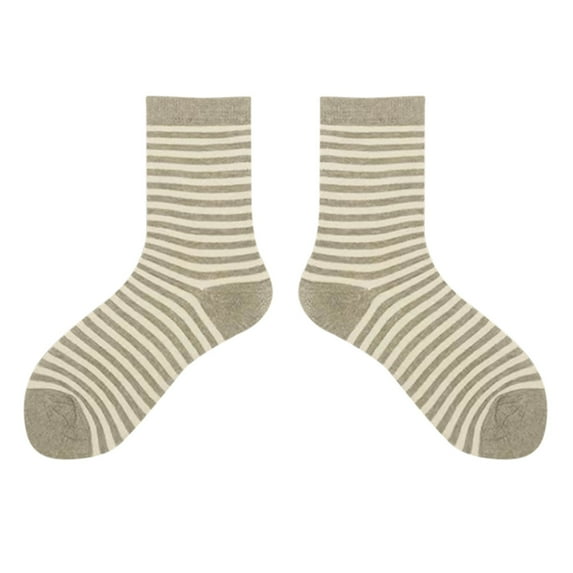 Womens Socks Womens To Keep Warm Sock Stripe Lightweight Cotton Athletic Socks