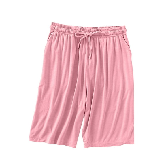 Womens Soft Modal Shorts Casual Sleepwear Pants Solid Loungewear Boxer Short
