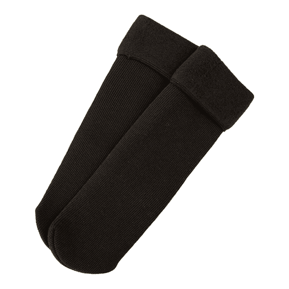 Womens Soft Thick Comfort Casual Cotton Warm Wool Crew Winter Socks - Men's black
