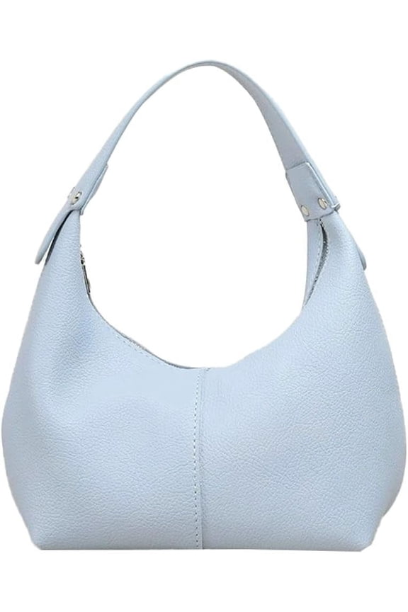 Womens Soft Vegan Leather Handbags Y2k Dumpling Hobo Shoulder Bag Chic Small Tote Purse Casual Underarm Satchel