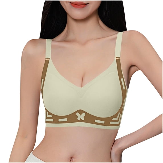 Womens Soft Wireless Bras, Comfortable Without Underwire Bralettes, Full Cup Seamless Everyday Bras