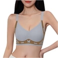 thumbnail image 1 of Womens Soft Wireless Bras， Comfortable Without Underwire Bralettes， Full Cup Seamless Everyday Bras, 1 of 9