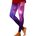 thumbnail image 1 of Womens Soft Yoga Pants Galaxy Costume Colorful Fancy Costume Glitter 3D Printing Costume for Leggings for Women Running Gym and Workout, 1 of 4