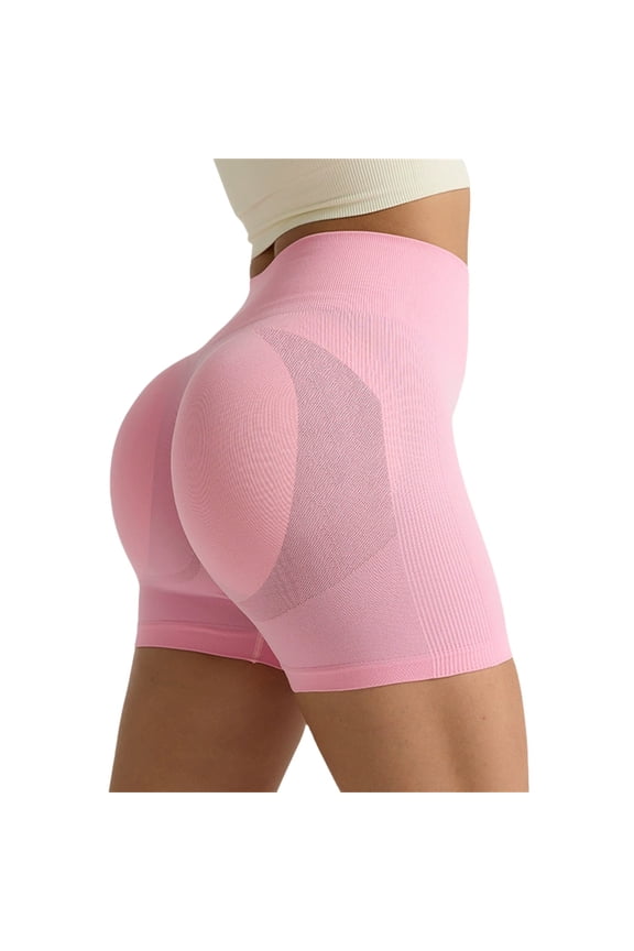 Womens Soft Yoga Pants Yoga Shorts Workout Butt Lifting Shorts for High Waisted Gym Yoga Booty Shorts Leggings for Women Running Gym and Workout
