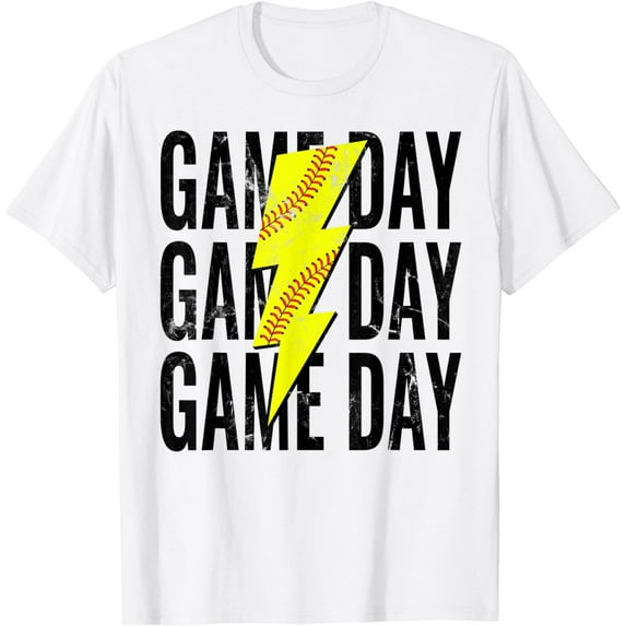 Womens Softball Mom Leopard Game Day Mother's Day T-Shirt
