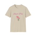 thumbnail image 1 of Womens Softstyle T-Shirt-Sweet Pea, womens tee, cute flower shirt, 1 of 2