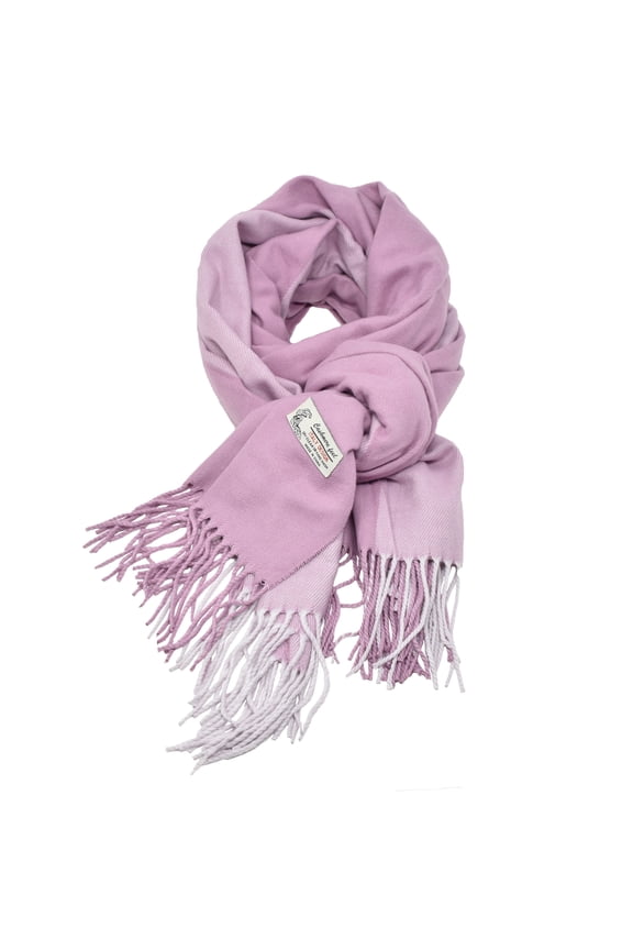 Womens Solid 2 Tones Winter Scarf Oversized Large Soft Warm Shawl Wrap 74"x28" Pink