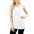 thumbnail image 1 of Womens Solid Basic Cotton Racerback Tank Top, 1 of 5