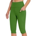thumbnail image 1 of Womens Solid Color Casual Legging Yoga Knee High Waist Exercise Pants Slim Fit Soft Pajama Pockets Sweatpants on Pants for Women Work Casual Women Pants plus Size Women Pants Casual Drawstring Casual, 1 of 7