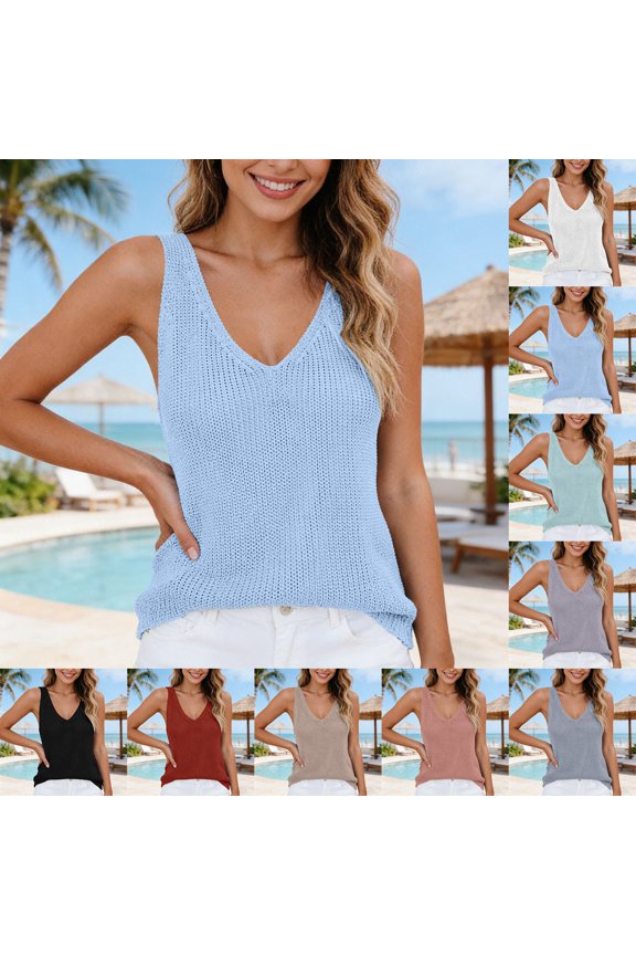 Womens Solid Color Fashion Cami Top Summer Ice Silk Knit Vest Casual Layering Tank White XL