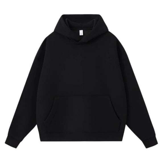 Womens Solid Color Hoodies Long Sleeve Unisex Sweatshirt Causal Outerwear Tops