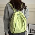thumbnail image 1 of Womens Solid Color Lightweight Backpack Large Capacity Commuter School Bookbag Back to School Backpack for Women, 1 of 4
