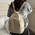 thumbnail image 1 of Womens Solid Color Lightweight Backpack Large Capacity Commuter School Bookbag Back to School Backpack for Women, 1 of 4
