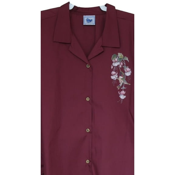 Womens Solid Color Long-Sleeve Woven Pant Set-Size 4X