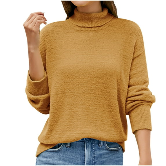 Womens Solid Color Long Sleeves Hoodies Button Loose Knit Sweaters 2024 Fashion Casual Pullover Tops