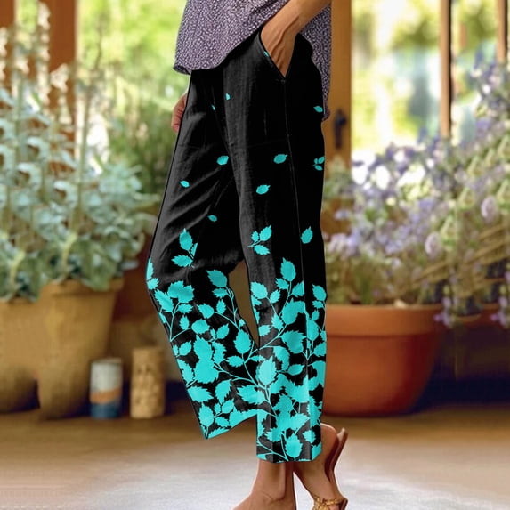 Womens Solid Color Pocket Straight Tube Loose Stretch Yoga Pants Color Contrast Solid Pants Sweatpants Women Womens Pant Suits Casual Pencil Pant Casual Pants for Women Stretch Casual Summer Pants for
