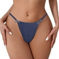 thumbnail image 1 of Womens Solid Color Sexy Hot Cotton Crotch Breathable Low Waist Womens Underwear, 1 of 2