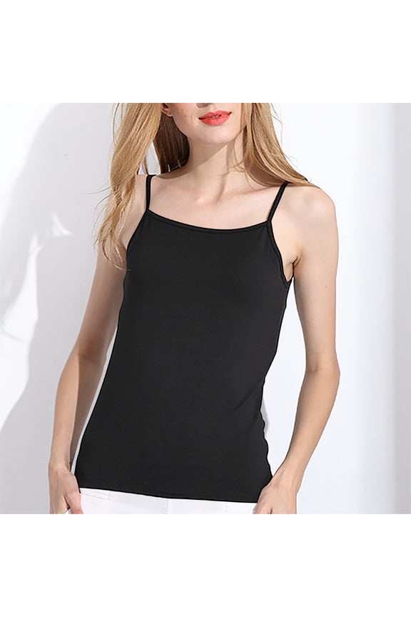 Womens Solid Color Sleeveless Blouse Slim Fit Turtleneck Neckline Comfortable Stretchy Top