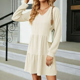 Long sleeve dress walmart new arrivals