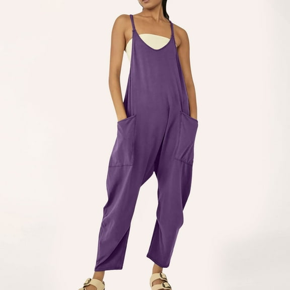 Womens Solid Suspenders Casual Pants Jumpsuit Casual Pocket Jumpsuit Pajamas Overalls for Women Winter Bodysuit for Women Eyelet Jumpsuit Jumpsuit Outfit Lei Overalls off One Shoulder Tops for Women